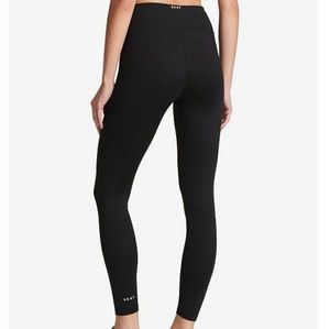 🇺🇦 DKNY Black Stretch Leggings Athleisure Workout Yoga Pants NWT
